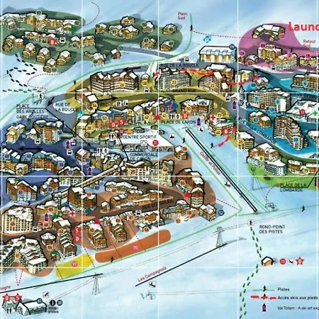 Serac - Location: Pour 4 Personnes Dans Le De La Station Mae-9032