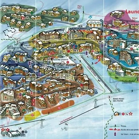 Serac - Location: Pour 4 Personnes Dans Le De La Station Mae-9032 * Val Thorens